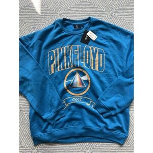 Pink‎ Floyd Crewneck Sweatshirt - Teal - Dark Side of the Moon - NWT - Large